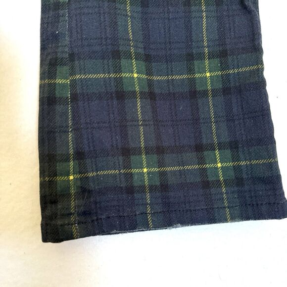 R13 Kick Fit Jeans Womens 27 Printed Tartan Plaid F22 Designer Grunge Punk Denim - Picture 5 of 16